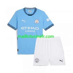 Maillot de Foot Manchester City Domicile 2024-25 - Enfant